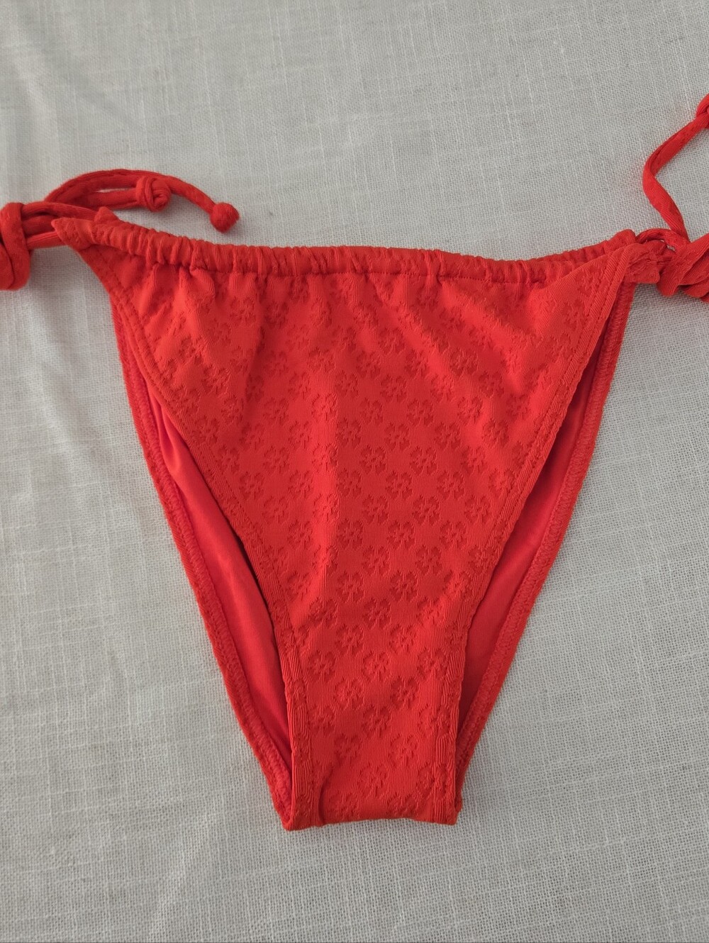NWT Billabong Red Tie-Side Bikini Bottom